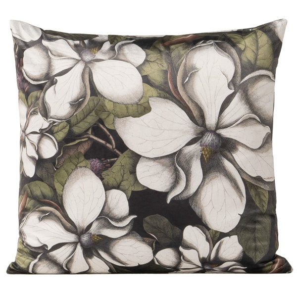 Smithsonian Floral Print Velvet Throw Pillow Wayfair